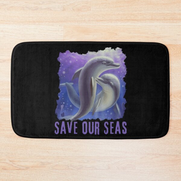 Item preview, DOLPHIN COUPLE - Save Our Seas, Dolphin Lover, Pacific Ocean, Marine Life designed and sold by Sun Sand & Sea Art.