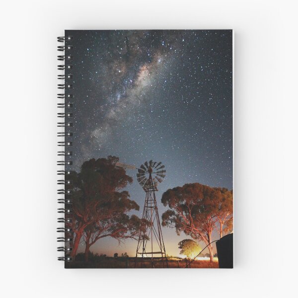 Item preview, Australian Outback at Milkyway Windmill Night designed and sold by Pontian69.