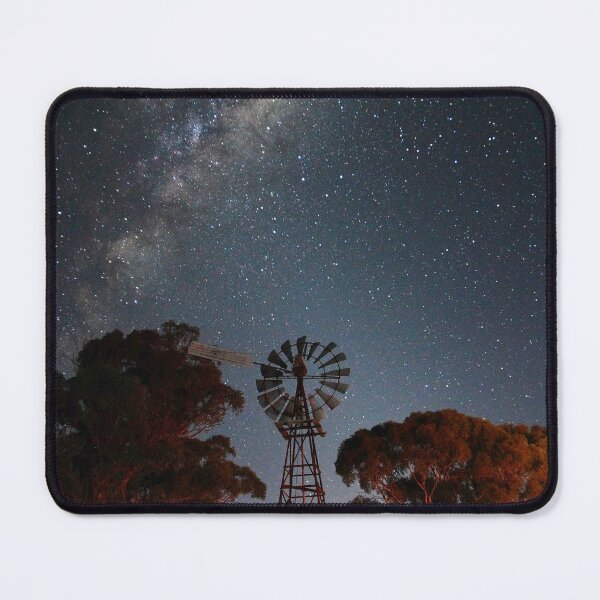 Item preview, Australian Outback at Milkyway Windmill Night designed and sold by Pontian69.