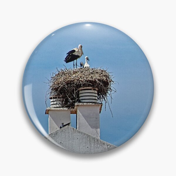 Item preview, Storks Nesting on Rooftops designed and sold by Anna Lemos.