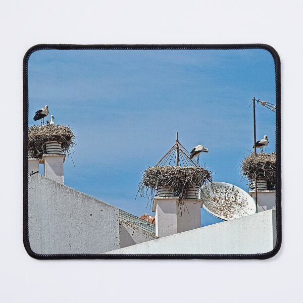 Item preview, Storks Nesting on Rooftops designed and sold by Anna Lemos.