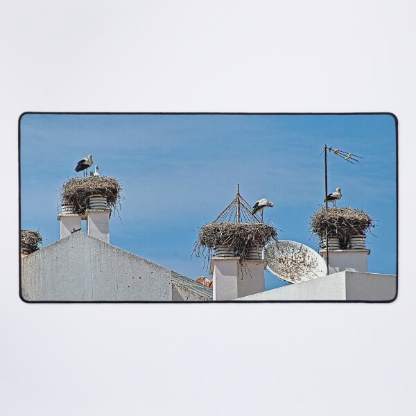 Item preview, Storks Nesting on Rooftops designed and sold by Anna Lemos.
