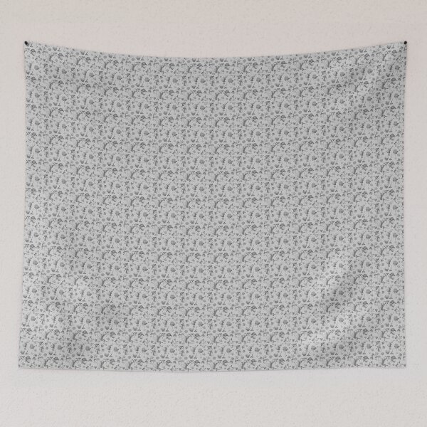 Item preview, Lady Kitty Toile, Grey designed and sold by Panic Jewelry & Things.