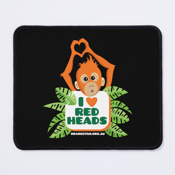 Item preview, I heart (love) redheads designed and sold by HezekiahMainPr.