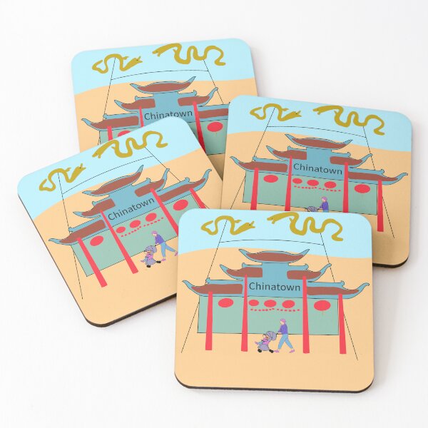 Item preview, Chinatown, Los Angeles designed and sold by FrenchCarAmel.