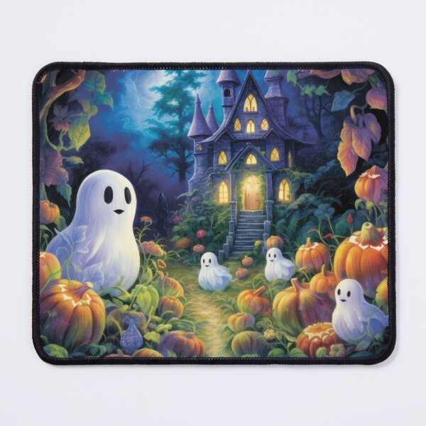Item preview, Spooky Haunted House with Ghosts designed and sold by cardinalhill.