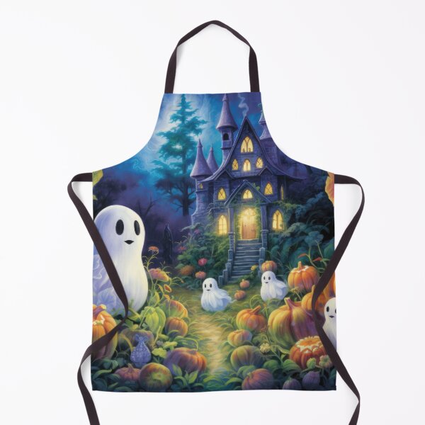 Item preview, Spooky Haunted House with Ghosts designed and sold by cardinalhill.