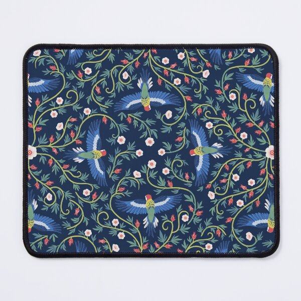 Item preview, Eastern Rosella Parrots and Flowers designed and sold by lurepeating.