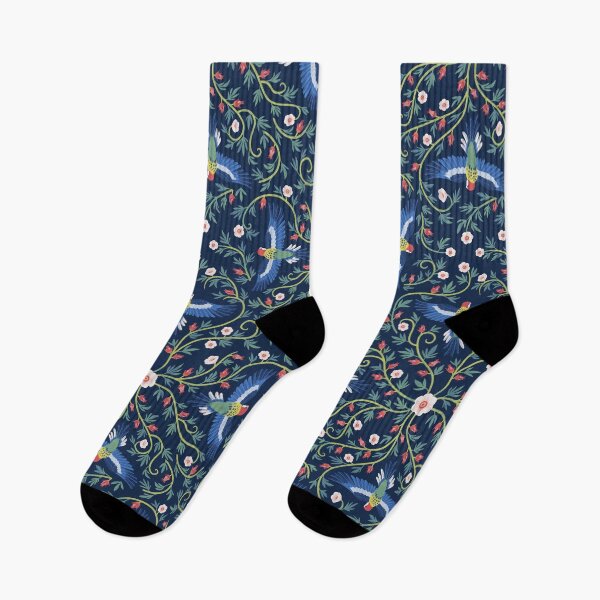 Item preview, Eastern Rosella Parrots and Flowers designed and sold by lurepeating.