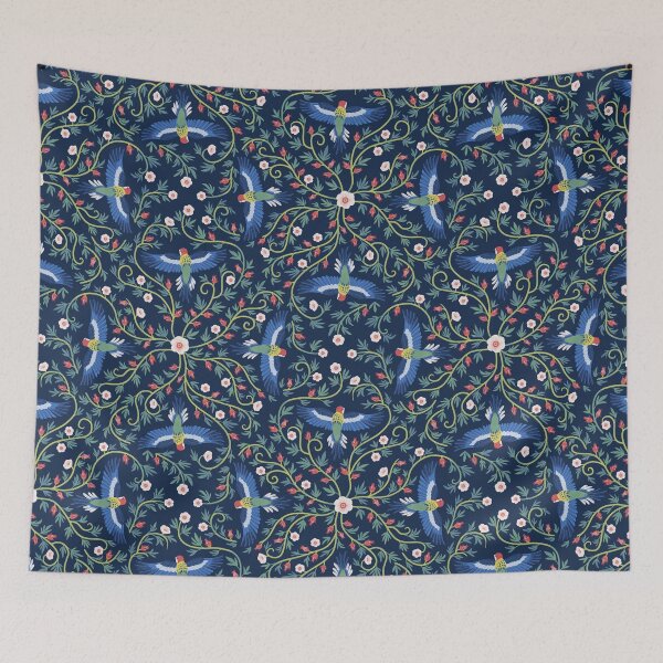 Item preview, Eastern Rosella Parrots and Flowers designed and sold by lurepeating.