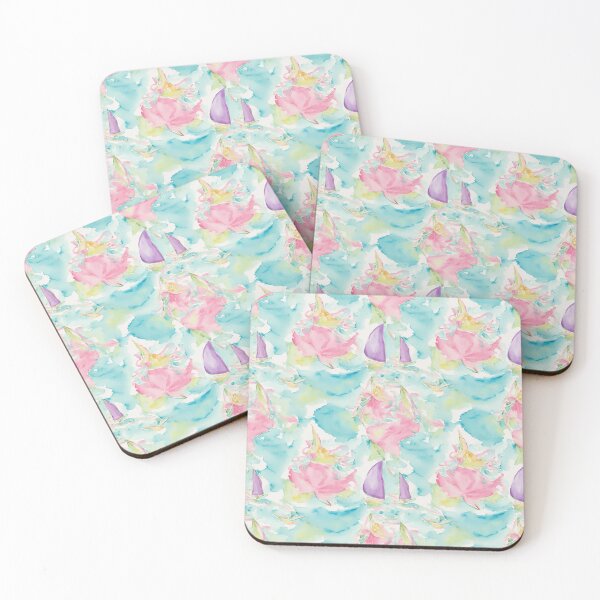 Item preview, Beachy Rose Puddles Pattern designed and sold by kaliburrito.