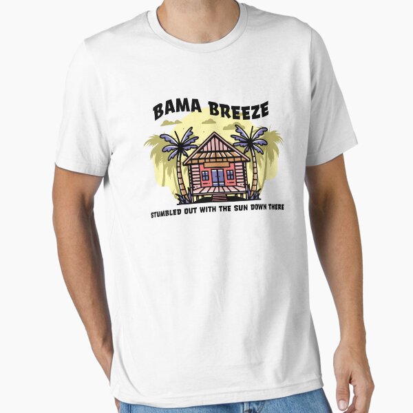Vista previa del artículo con la obra «En la brisa de Bama», diseñado y vendido por ParrotHeadSwag.