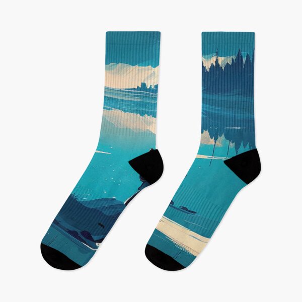Item preview, Serene Blue Lake Reflections designed and sold by ArkenCross.