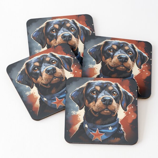 Item preview, Puppy with American Flag | Patriotic Pet Art | USA Home Decor designed and sold by lipe1984.