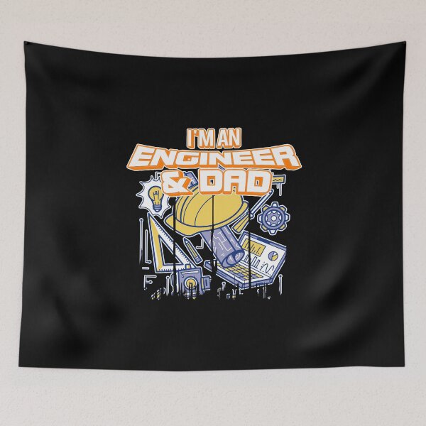 Item preview, I'm An Engineer And Dad - Retro Vintage designed and sold by onicon.