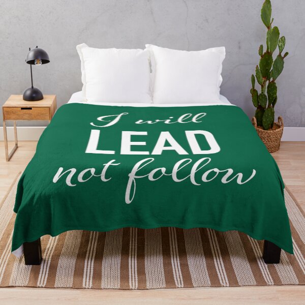Item preview, Motivational Quotes I will lead not follow poster decor Inspiration inspirational designed and sold by SandaArtDesign.