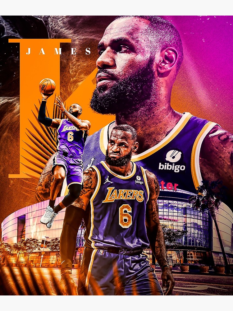 LeBron James Jersey Postcard for Sale by designsheaven