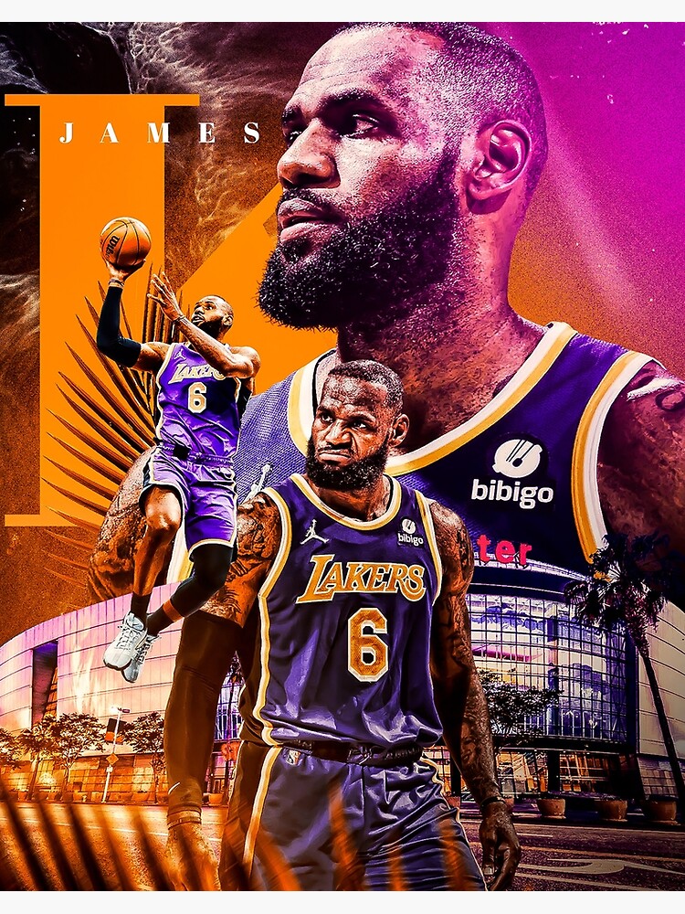 LeBron James Jersey | Art Board Print