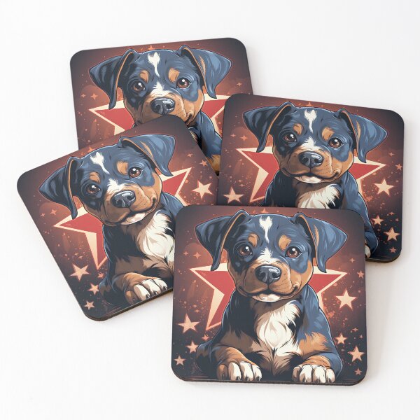 Item preview, Puppy with American Flag | Patriotic Pet Art | USA Home Decor designed and sold by lipe1984.