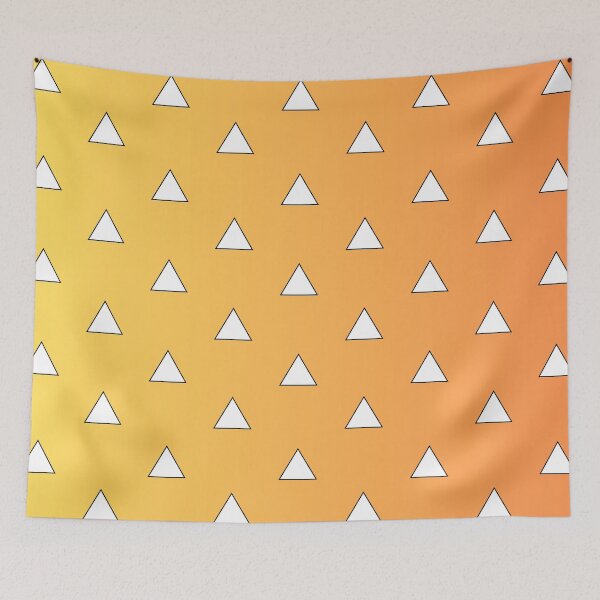 Item preview, yellow and white triangle Anime power manga shonen designed and sold by mika89moon.