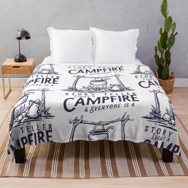 Item preview, Light a campfire, camping out, story teller designed and sold by quanlh.