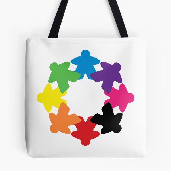 Item preview, Meeple rainbow designed and sold by Ruth Robson.