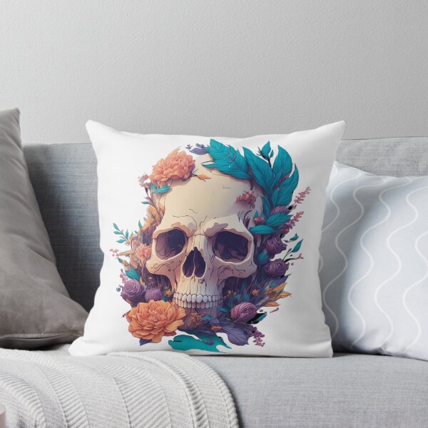 Item preview, Skull Anatomical Flowers designed and sold by RetroPrism.