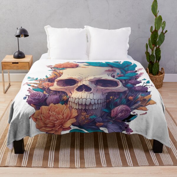 Item preview, Skull Anatomical Flowers designed and sold by RetroPrism.