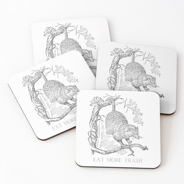 Item preview, hang around and eat trash designed and sold by CritterCraftsUS.