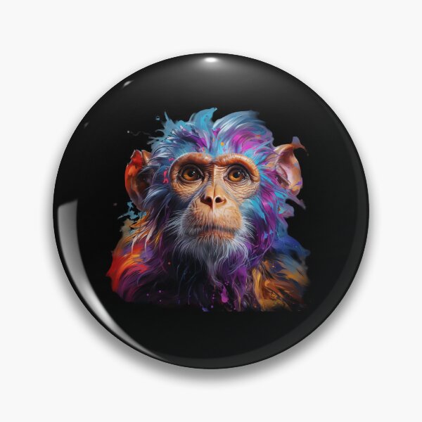 Item preview, Colorful Monkey PNG designed and sold by GorArt1.