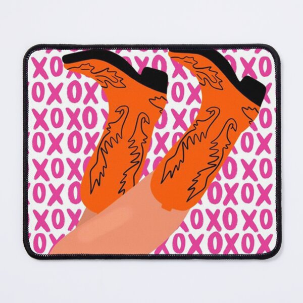 Item preview, XOXO Pink and Orange Cowboy Boots designed and sold by cerrutwendy.