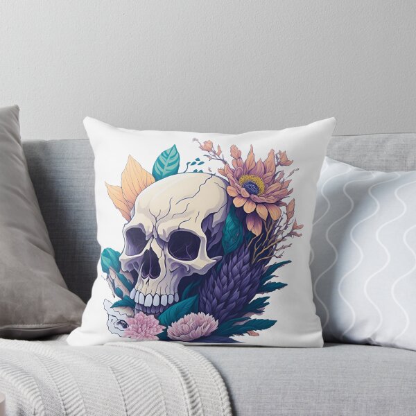 Item preview, Skulls & Flowers Vintage Design designed and sold by RetroPrism.
