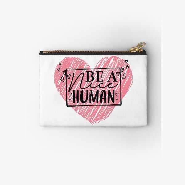 Item preview, Be a Nice Human Red Heart Artwork - Bold Reminder for Everyday Kindness designed and sold by ShopWilPrints.