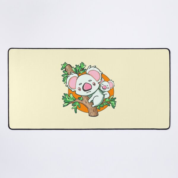 Item preview, Albino Koala mama and baby designed and sold by DomaniMedia.