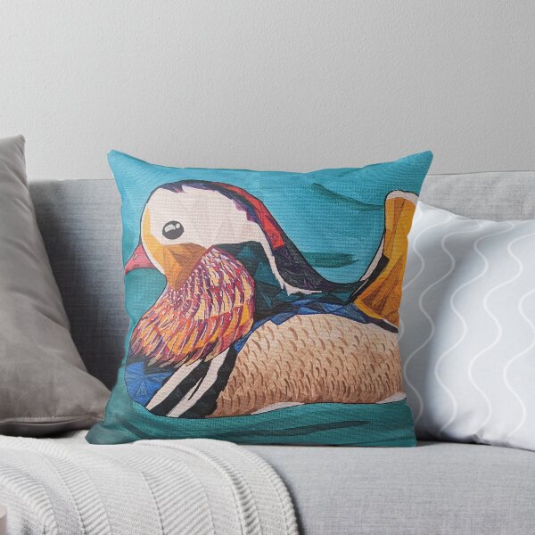 Item preview, Mandarin Duck in Geometric Acrylic designed and sold by kjthurow.