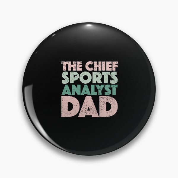 Item preview, The Chief Sports Analyst Dad - Retro Vintage designed and sold by onicon.