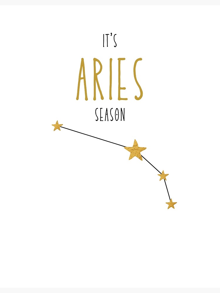 it s aries season astrology Poster