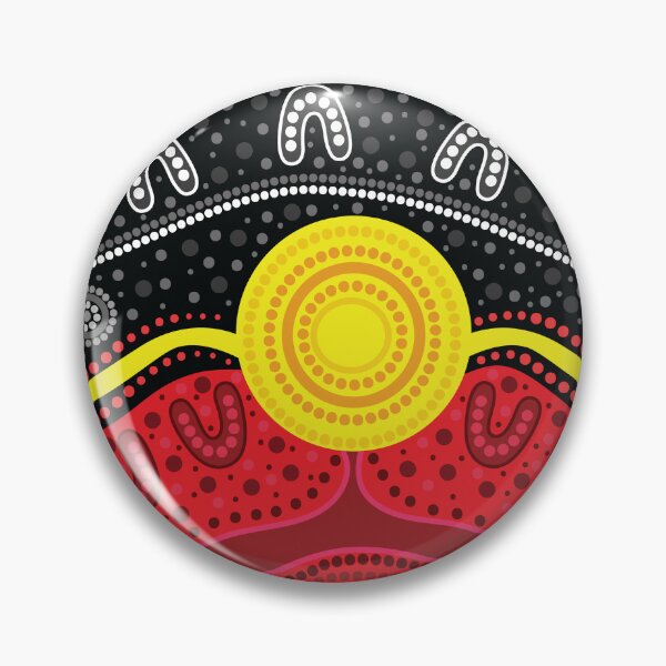 Item preview, Authentic Aboriginal Art - Sunset  designed and sold by HogarthArts.