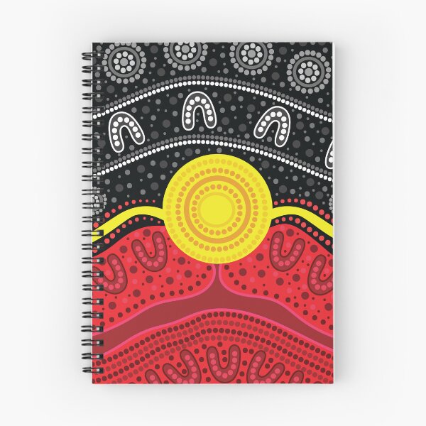 Item preview, Authentic Aboriginal Art - Sunset  designed and sold by HogarthArts.