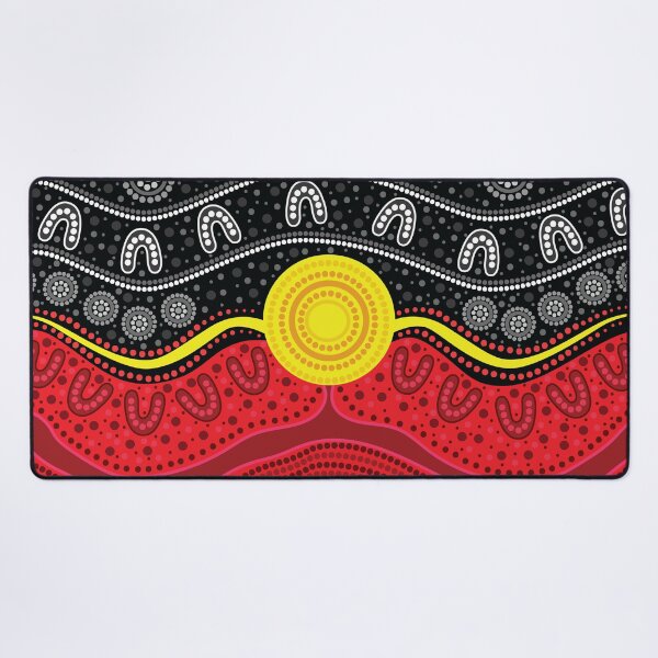 Item preview, Authentic Aboriginal Art - Sunset  designed and sold by HogarthArts.