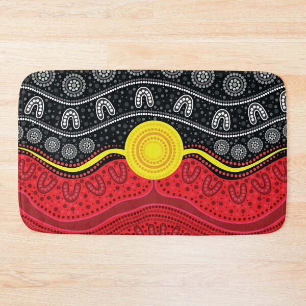 Item preview, Authentic Aboriginal Art - Sunset  designed and sold by HogarthArts.