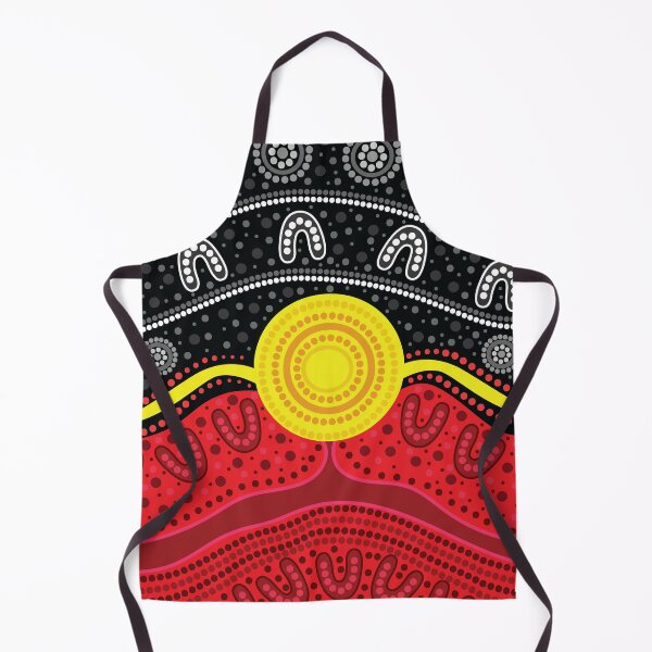 Item preview, Authentic Aboriginal Art - Sunset designed and sold by HogarthArts.