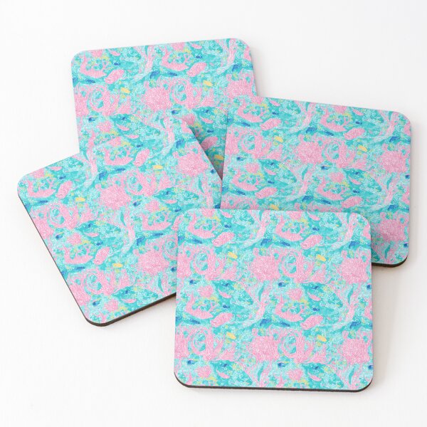 Item preview, Tropical Fish & Coral Sea Life Pattern designed and sold by kaliburrito.