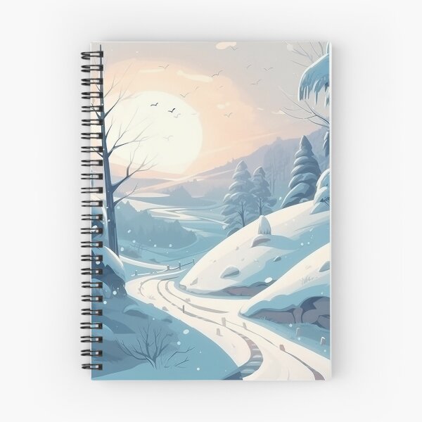Item preview, Cartoon Winter Landscape designed and sold by storyofdavid.