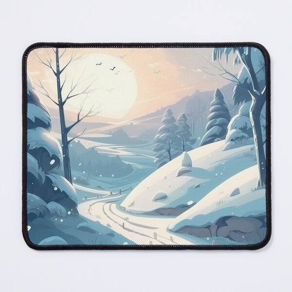 Item preview, Cartoon Winter Landscape designed and sold by storyofdavid.