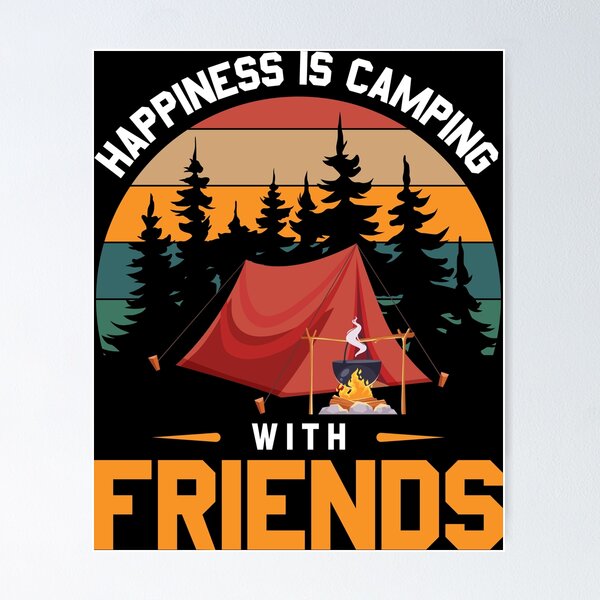 Item preview, Happy camping friends, camping day, camping out designed and sold by quanlh.