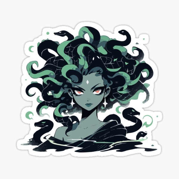 Vista previa del artículo con la obra «Medusa», diseñado y vendido por etherElric.