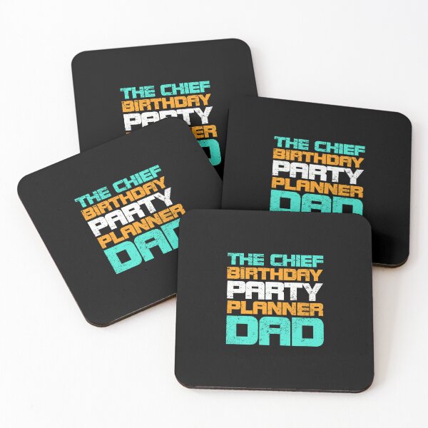 Item preview, The Chief Birthday Party Planner Dad - Retro Vintage designed and sold by onicon.