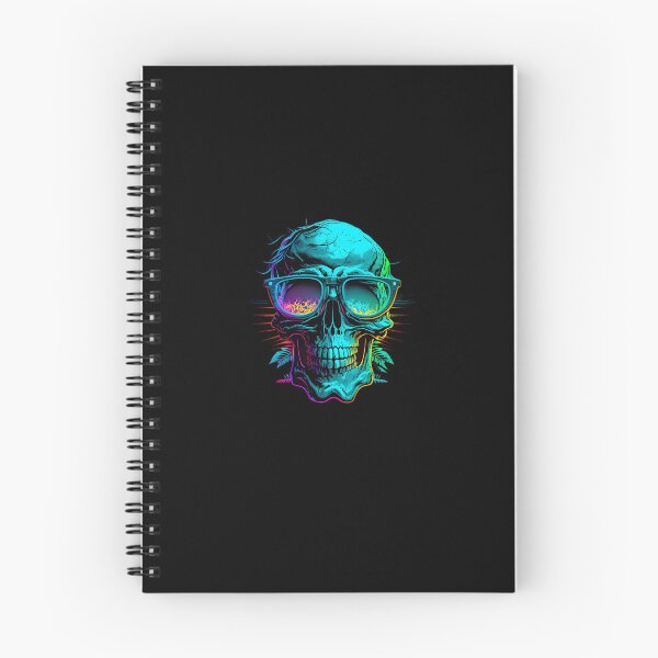Item preview, Blue skeleton head with sunglasses designed and sold by IceCreamSeveri.