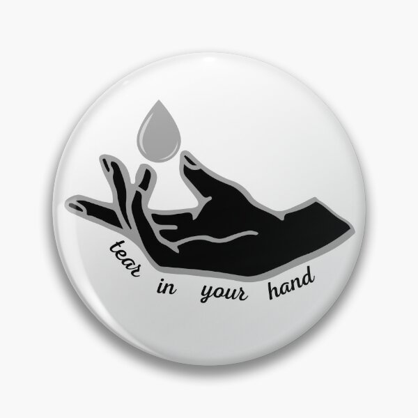 Aperçu de l'œuvre Tear in Your Hand - Paroles de chanson de Tori Amos - Noir et blanc créée et vendue par Feather n'  Ink.